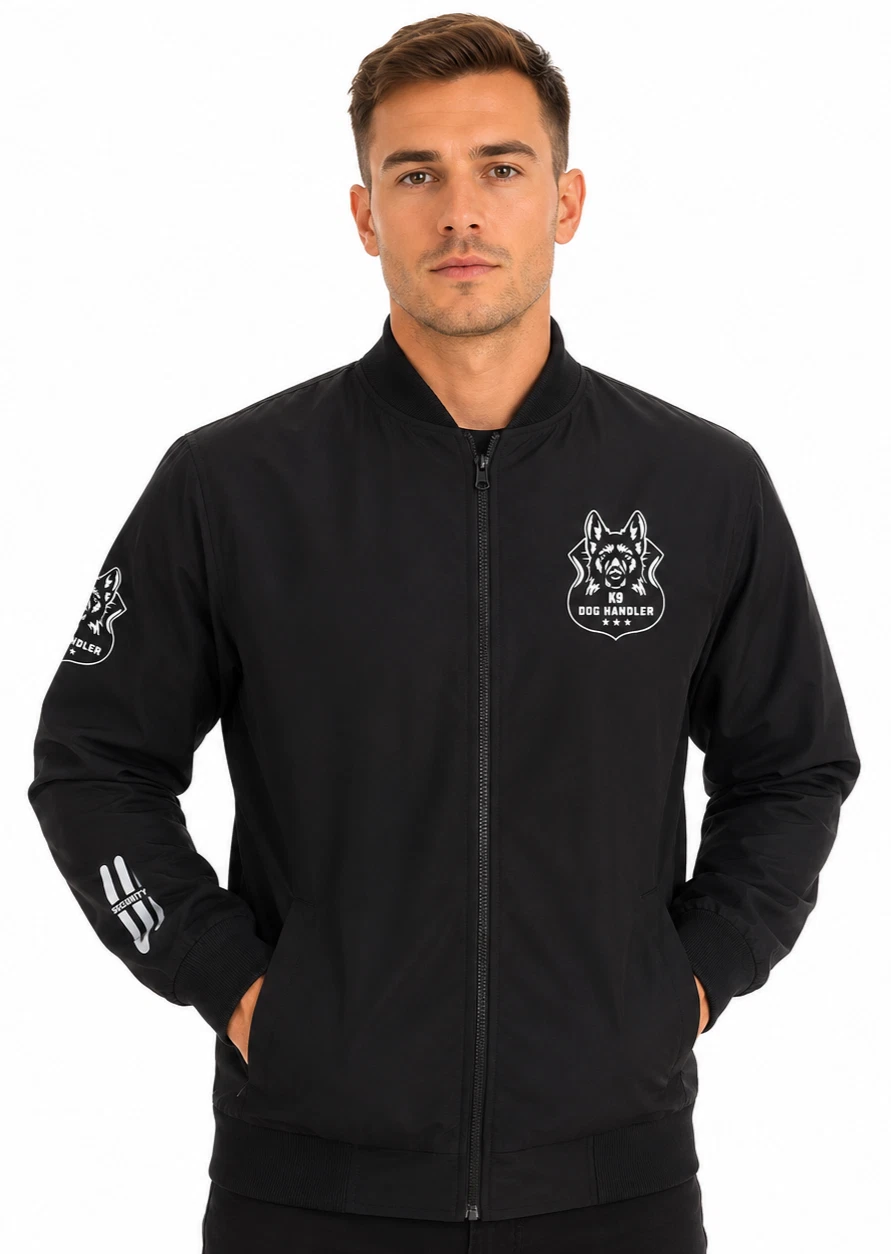 Mens Dog Handler Jacket Security Pet Trainer Jersey Soft Shell Jacket M to 3XL