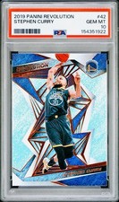 2019 PANINI REVOLUTION BASKETBALL STEPHEN CURRY #42 PSA 10 GEM MINT LOW POP RARE
