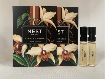 2x NEST NEW YORK VANILLA BOURBON Eau De Parfum Perfume Sample EDP .05oz/1.5mL