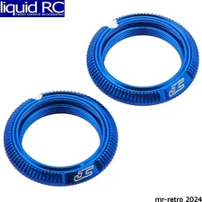 JConcepts 2491-1 Fin 12mm Shock Collar Blue 2 :B5M T5M SC5M B6