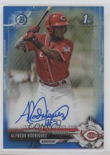 2017 Bowman Chrome Prospect Blue Refractor 88/150 Alfredo Rodriguez Auto u0u