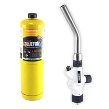 BLUEFIRE Pearl Metal Handle Turbo Torch Head, Multi-Purpose Auto Blowtorch fu...