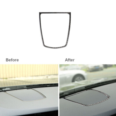 Fit For BMW 5 Series F10 2011-2017 Carbon Fiber Dashboard Speaker Cover Trim