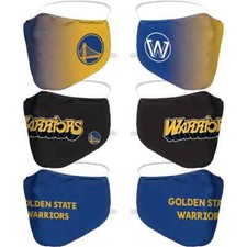 Golden State Warriors Fanatics Branded Adult Team Logo Face Covering 6-Pack