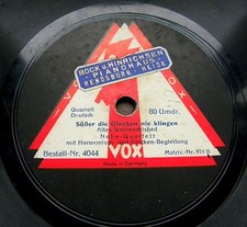 X088/NEBE-QUARTETT-S&uuml;&szlig;er die Glocken-KAISERZEIT-Vom Himmel-Weihnachten-Schellack