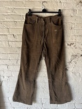 70s/80s Men  s Levi  s 646 Flared Bootcut Brown Corduroy Pants
