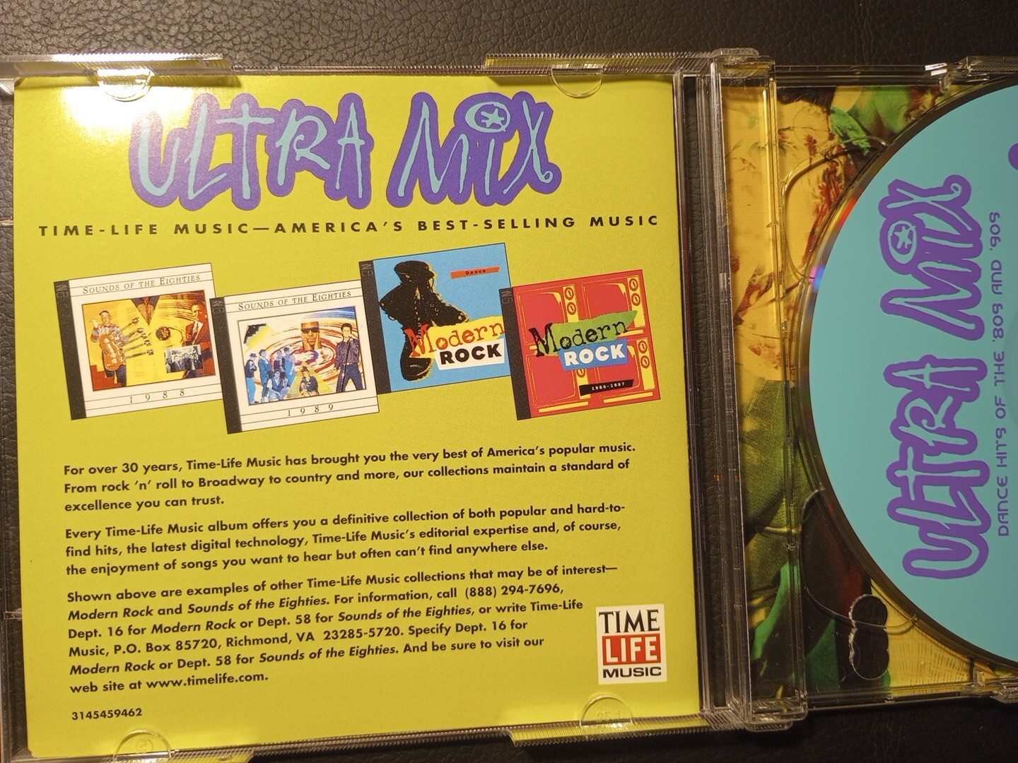Ultra Mix Dance Hits Of The '80's & '90's2 CD SetTime LifePROMO
