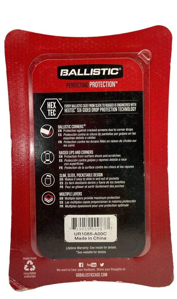 Funda Ballistic Urbanite Series para iPhone 5/5S, Negra/Verde Lima Foto 4 de 4