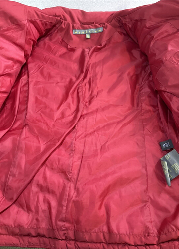 Kenneth Cole Reaction Red Jacket Women's Large 60% Down 40% Feather - Picture 6 of 12