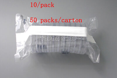 50 packs/carton BS-90-D 90mm Plastic Microbial Petri Dish Bacterial Petri Dish #