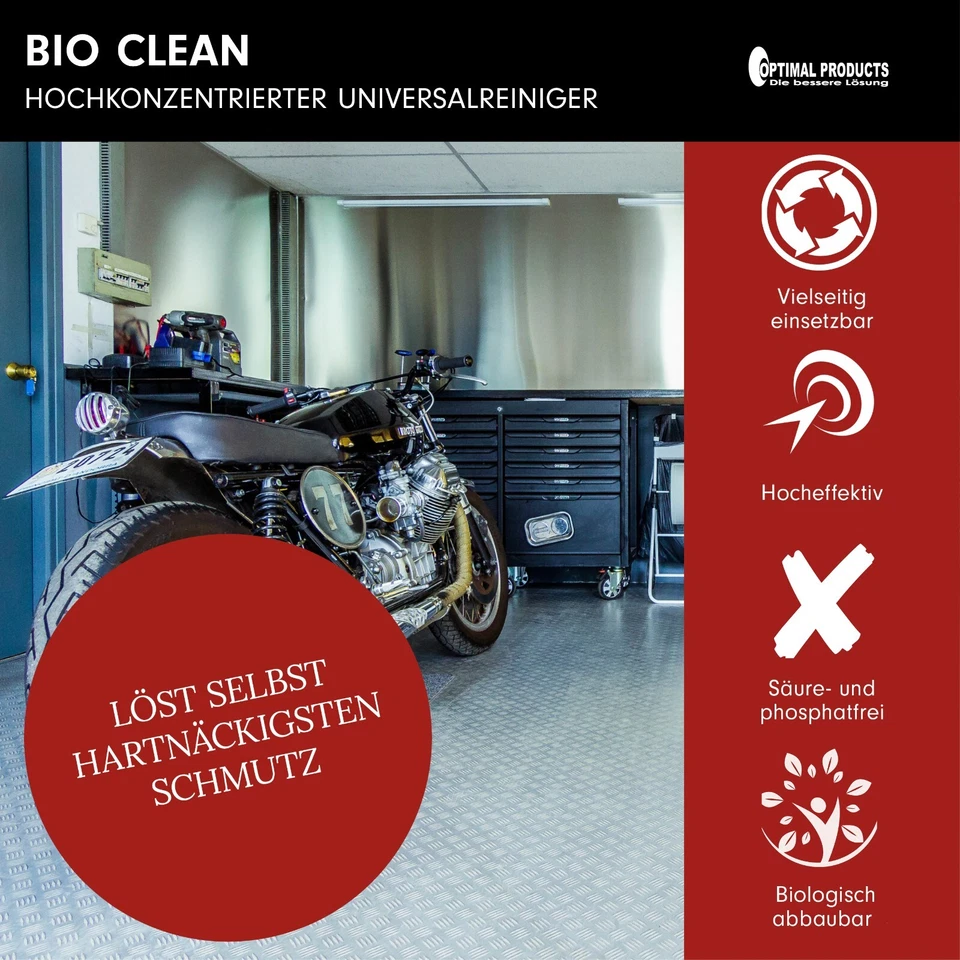 Bio Clean Allzweckreiniger Konzentrat Putzmittel extra stark 2 x 1 Liter - Bild 2 von 4
