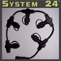System 24 Led Soft Ring-Verteiler Extra Schwarz Best Season 490-21 AußEn Xmas