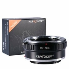 K F Concept Adapter for Contax /Yashica C/Y Mount Lens to Sony E Mount NEX