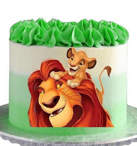 The Lion King Simba Edible Icing Cake Topper Image Birthday Decoration Party Ebay