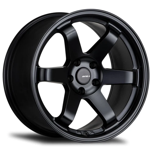 (1) 18x8 +35 Avid 1 AV-06 5x114.3 Matte Black Wheel