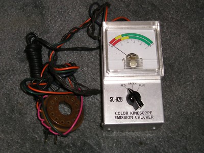 COLOR Kinescope EMISSION CHECKER, NEW old stock, NO BOX