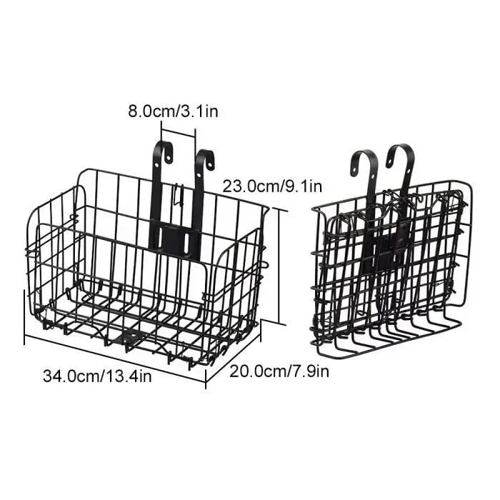 Panier vélo pliable à fixation rapide grand volume étanche pour VTT - 2