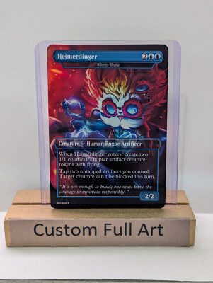Whirler Rogue Heimerdinger Foil Sticker | Custom MTG Cmdr