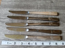 Lot of 5 Vintage Table Knives - Used