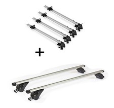 4x Fahrradträger Bike Pro+Dachträger KING1 für für Audi A3 8PA Sportback 5Tür 4-