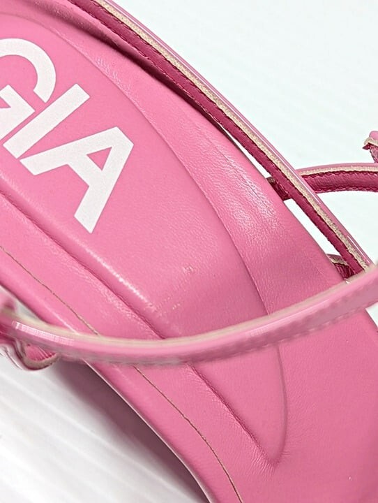シューズ・サンダルその他 GIA BORGHINI Woman Wedge shoes Pink GIA26 P2500 Gia Borghini Women's Gia 26 Strappy Wedge Sandals Pink Size