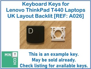 Tastatur Ersatz Tasten für Lenovo ThinkPad T440 Laptops UK Hintergrundbeleuchtung (Typ A)