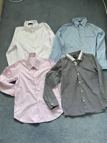 4 x lot de chemises garçons suivant Jasper Conran 7-8 ans excellent - Photo 1 sur 9