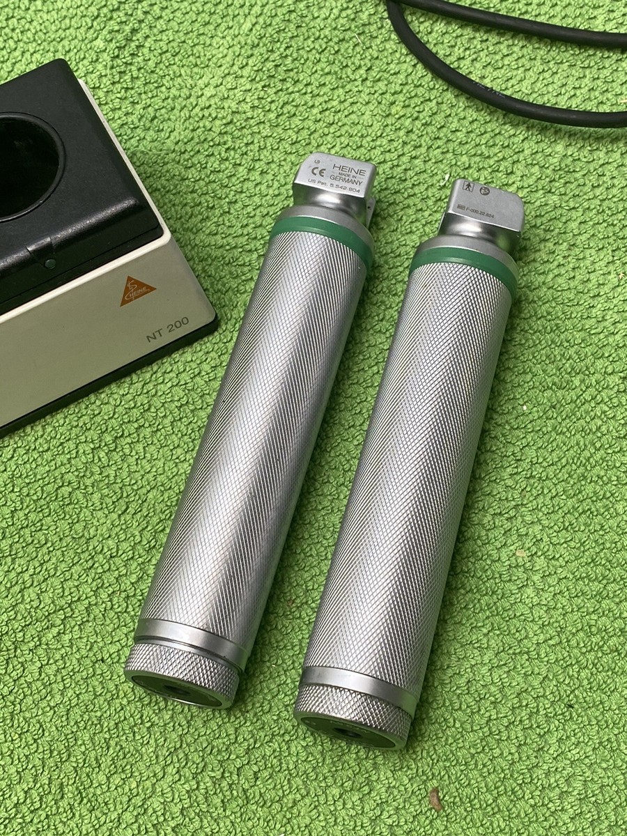 Heine NT200 Table Charger w/ two Rechargeable Laryngoscope
