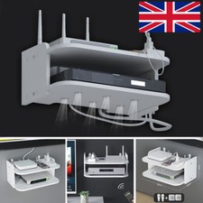 Wall Mounted Floating Shelf Rack for Router Container DVD SKY BOX TV Controller