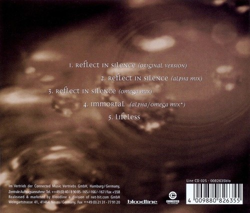 Decoded Feedback - Reflect In Silence (Maxi CD-Single) - Immortal, Lifeless - Picture 2 of 2