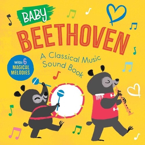 Little Genius B Baby Beethoven: A Classical Music Sound Book  (Libro di cartone)