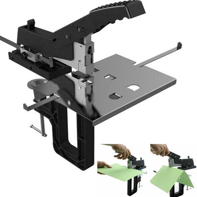 Desktop Professional Manual Dual   Nail Saddle Stitch Stapler Binding Machine #T