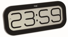 TFA 60.4514 Funkwanduhr Bimbam digital Stundenschlag Funkuhr LCD DCF-77 Zeitzone