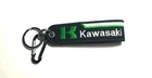 KAWASAKI  MOTORCYCLE BIKER EMBROIDERED TAG KEYCHAIN KEY CHAIN BELT KEY