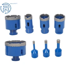8 Pack Diamond Drill Core Bit Beveling Porcelain Tile Marble Grinder Hole Saw US