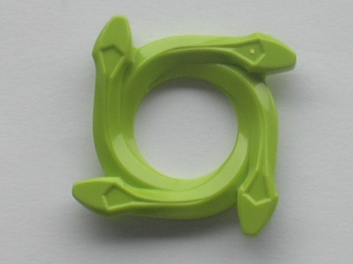 LEGO Lime Ring 4x4 4 Snake Ninjago Spinner Crow Ref 98342 Set 9445
