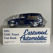 Eastwood Automobilia Transportation Collectibles 1951 GMC Panel Blue Van Bank