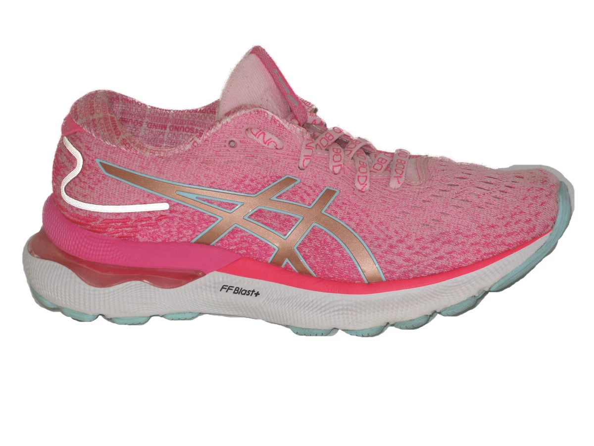 Asics Gel Nimbus 24 Knit Shoes USA Women 5.5 36 Pink |