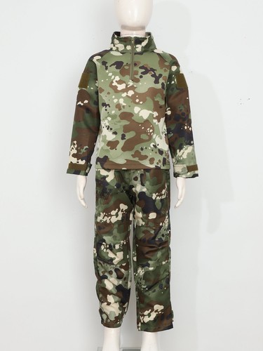 Kid Girls Boys Military Suits Amry Training Uniforms Camouflage Top and Pants - Picture 33 of 50