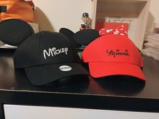 Disney Mickey And Minnie Mouse Adult Caps  New 