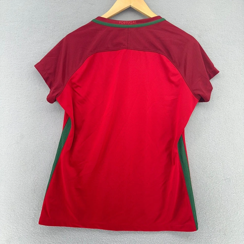 Camiseta Nike 2016 Portugal Copa do Mundo Seleção Nacional de Futebol Dri Fit Vermelha XL Futbol - Imagem 3 de 4