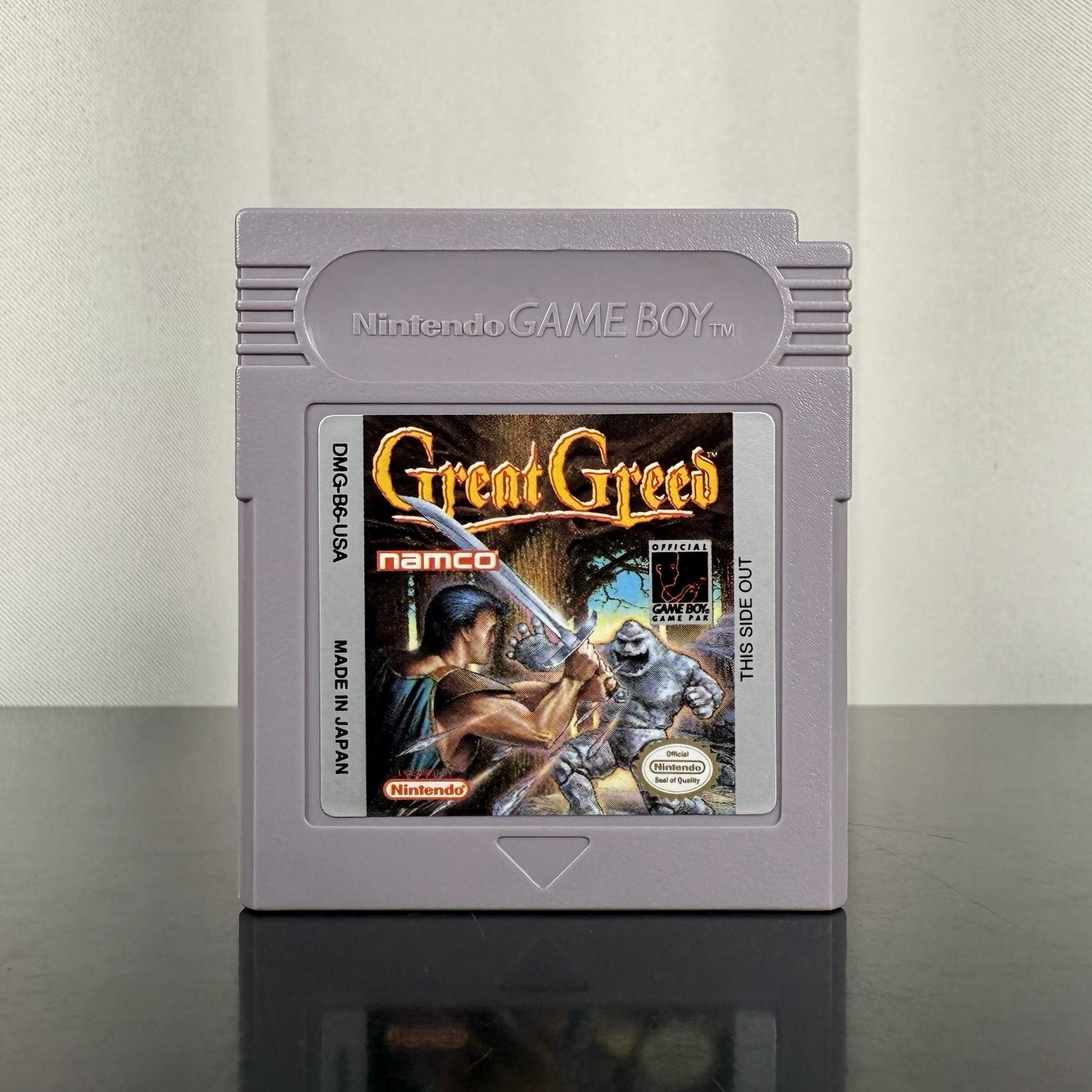 Great Greed (Nintendo Game Boy) Authentic USA Cartridge w/ Working Save & Case