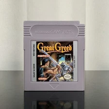 Great Greed (Nintendo Game Boy) Authentic USA Cartridge w/ Working Save & Case