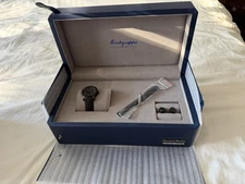 BRAND NEW: MONTEGRAPPA NERO UNO LIMITED WATCH PEN CUFFLINKS SET MSRP $4750