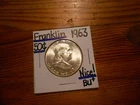 1963 silver Franklin Half Dollar BU+ BEAUTY!!! PQ!!! LOOOOOOOOK!!!!! #5