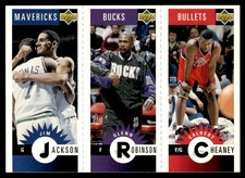 1996-97 Upper Deck Collectors Choicel Mini Jim Jackson/Glenn Robinson/Calbert