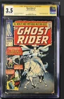 Ghost Rider #1 SS CGC 3.5 SIGNED Roy Thomas Origin 1st Appearance Slade 1967 KEY