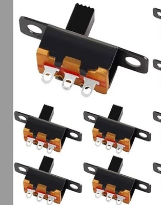 LEDOO Mini Model Slide Switch Pack Of 5 NB all switches same size (image misleading)