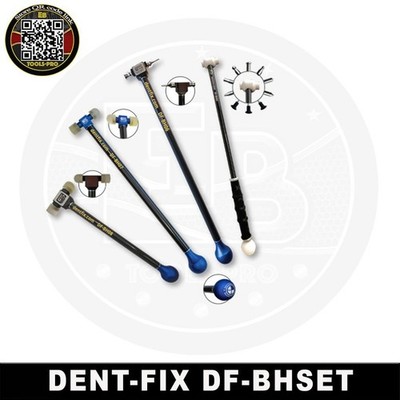 Dent Fix Equipment DF-BHSET 4pc Carbon Fiber PDR Blending Hammer Set