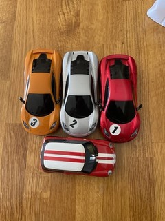 Hornby Scalextric McLaren MP4 12C Lamborghini Aventador Set Hornby Mini Cooper